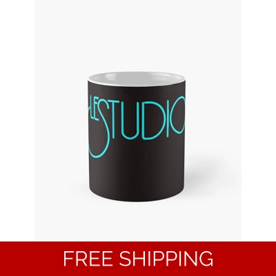 Classic Mug black Le Studio Aqua Blue Logo